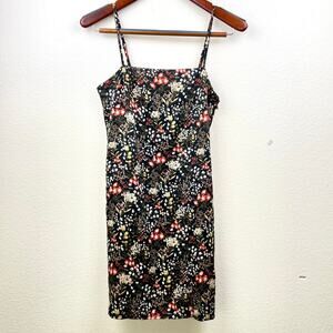 Y2K 90s Womens Dress Sz S Slip Whimsigoth Floral Mini Witchy Dark‎ Fairy Boho
